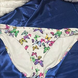 No Boundaries Multicolor Butterfly Bikini Bottom